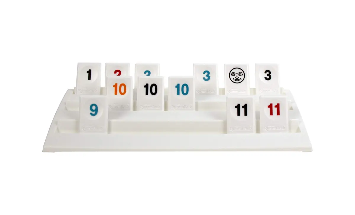 Pressman Rummikub Complete Original Game with Full-Size Racks and Tiles 106 Tiles | Educational Board Game for Ages 8+ - view 3