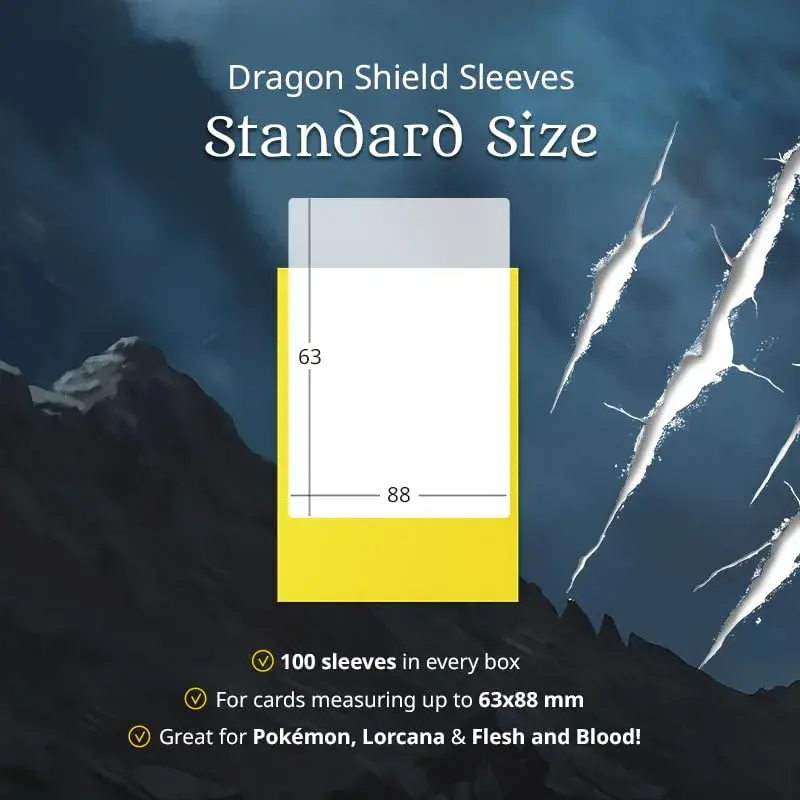 Dragon Shield Standard Size Matte Card Sleeves (100 CT) | Ruby - Matte - view 5