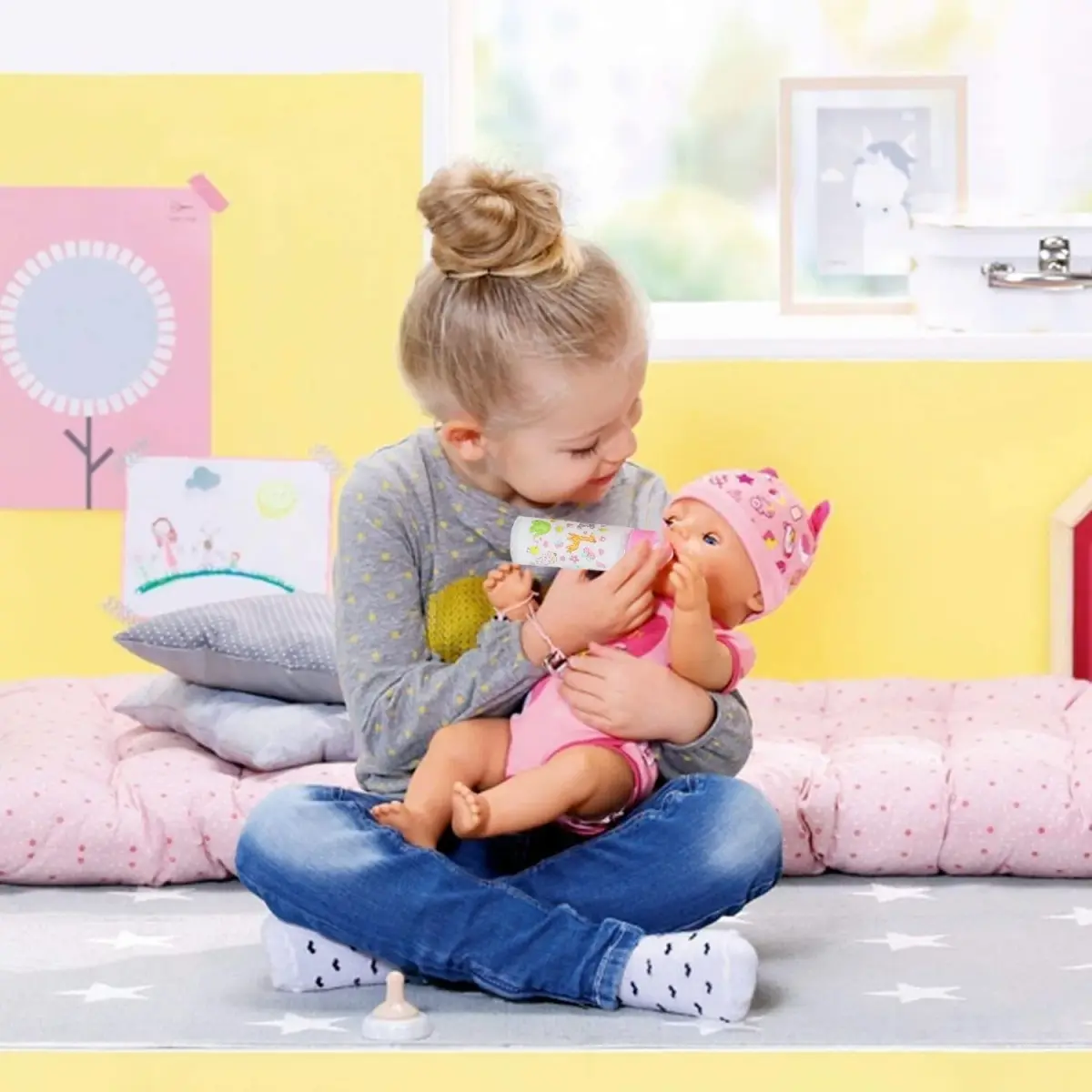 My Sweet Baby 13-Piece Doll Feeding & Diaper Bag Set with Disappearing Milk Bottles | Ages 3+ - view 8