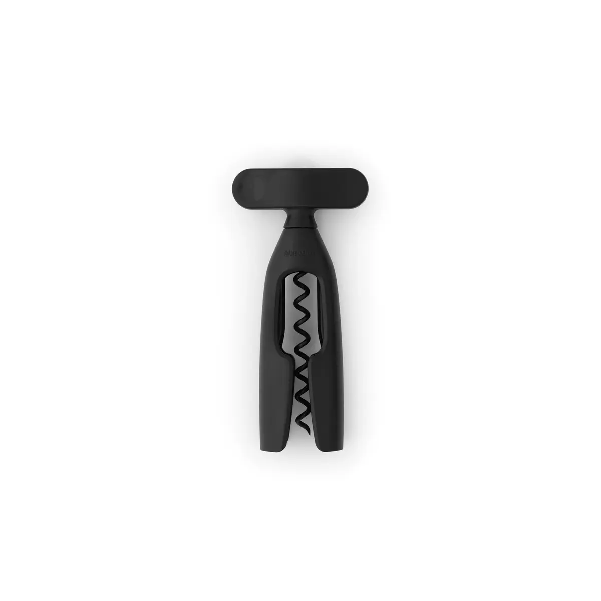 Brabantia Tasty+ Wine Bottle Opener Corkscrew Dark Gray | Easy Grip, Centering Ring, Fits All Regular Bottles - main product image