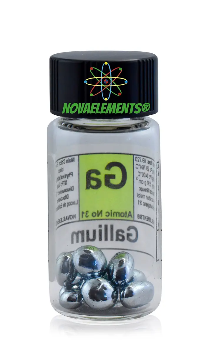 NOVA ELEMENTS Gallium Metal Element 31 Sample 99.995% Pure 5g | Laboratory & Collection Grade - view 3