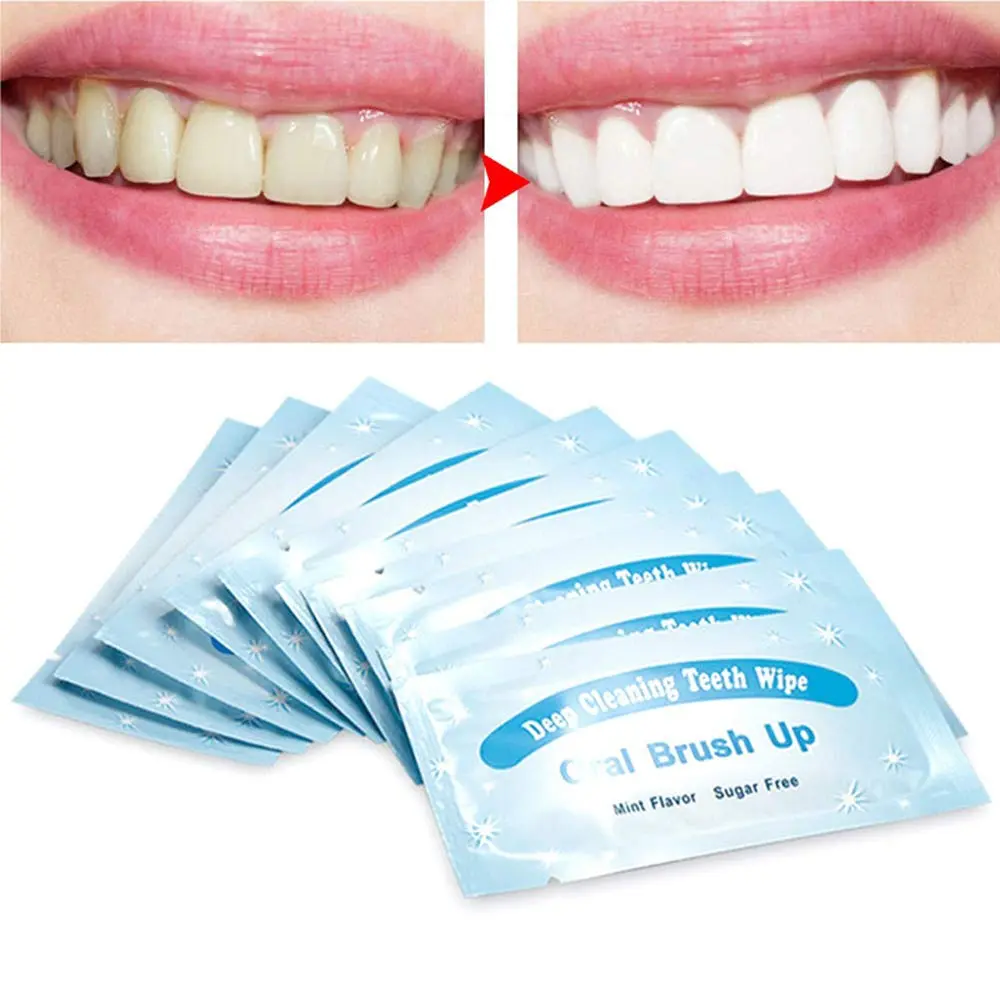 songfir Mint-Flavored Oral Finger Wipes 100 Pcs | Effective Teeth Whitening Tool - view 6