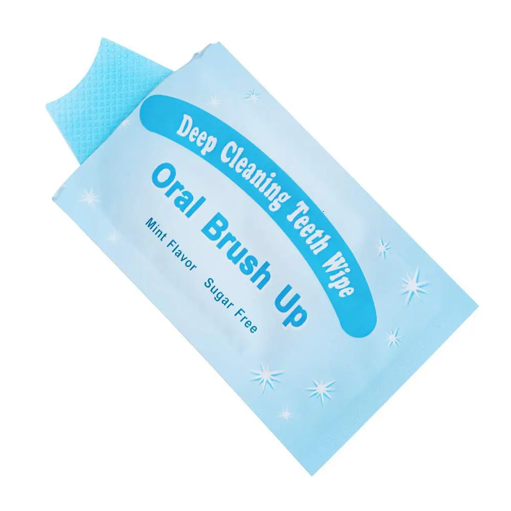 songfir Mint-Flavored Oral Finger Wipes 100 Pcs | Effective Teeth Whitening Tool - view 8