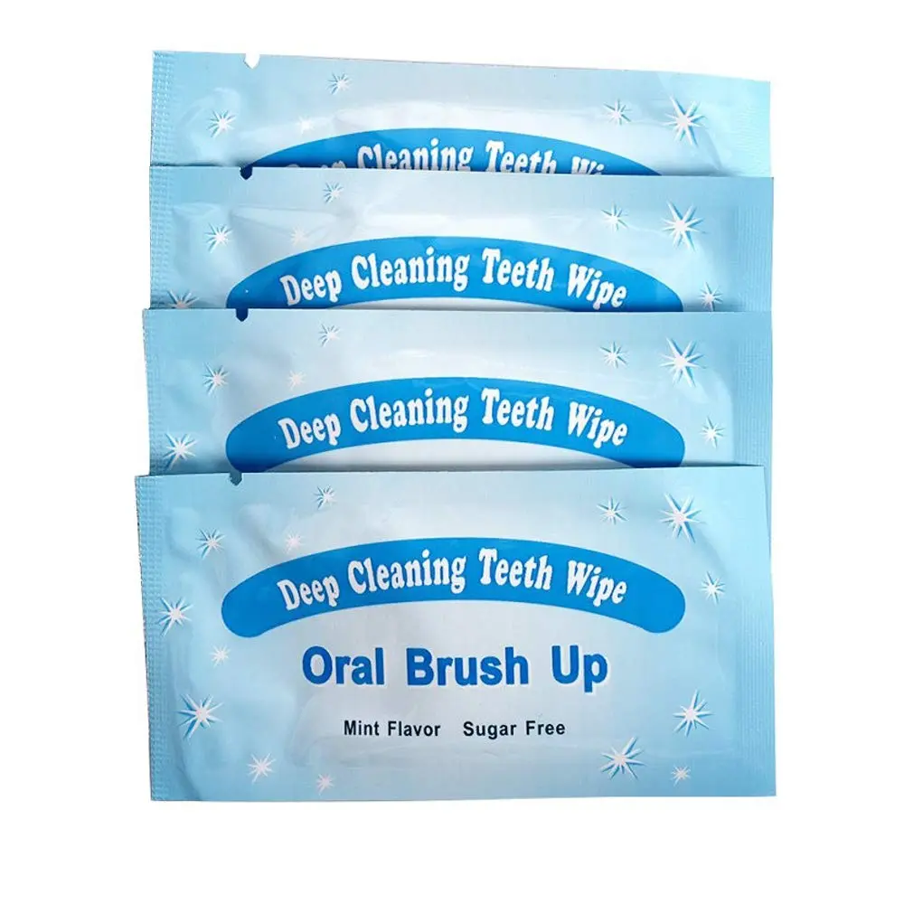 songfir Mint-Flavored Oral Finger Wipes 100 Pcs | Effective Teeth Whitening Tool - view 9