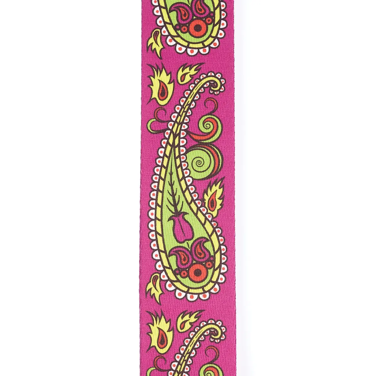 D'Addario 50MM Js Strap, Paisley Purple | Adjustable Guitar Strap with Paisley Artwork - view 2