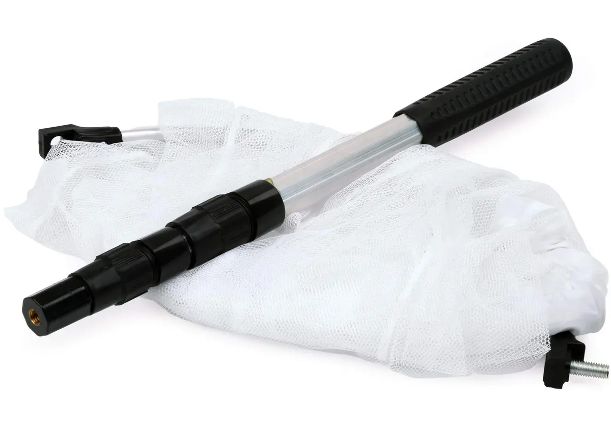 RESTCLOUD Butterfly Net with 16" Ring, 36" Net Depth, Handle Extends to 36 Inches (16" Ring, 36" Handle) | Professional Insect Catcher for Science Education - view 6