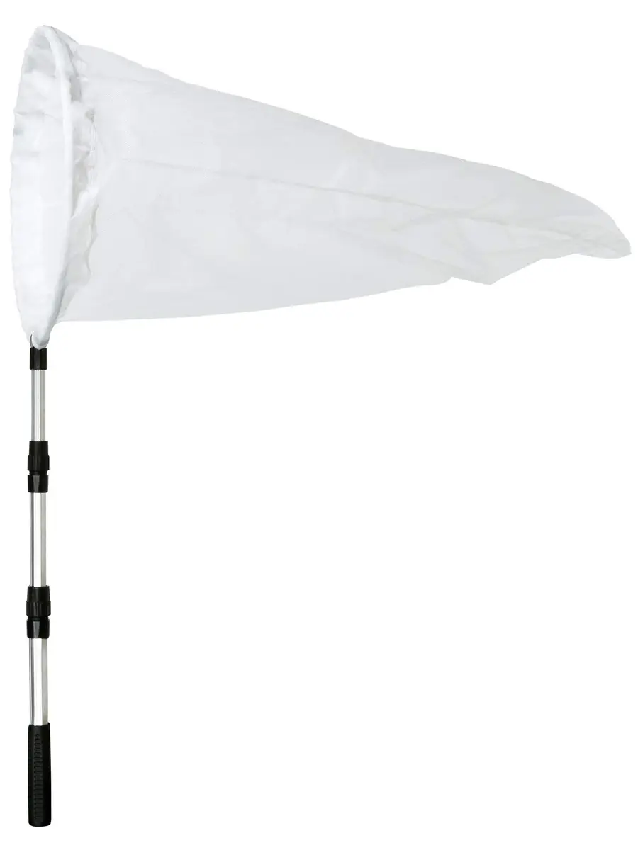 RESTCLOUD Butterfly Net with 16" Ring, 36" Net Depth, Handle Extends to 36 Inches (16" Ring, 36" Handle) | Professional Insect Catcher for Science Education - view 2