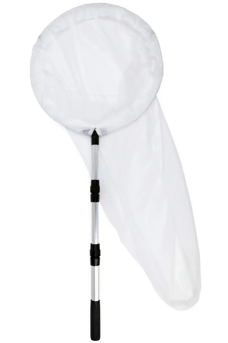 RESTCLOUD Butterfly Net with 16" Ring, 36" Net Depth, Handle Extends to 36 Inches (16" Ring, 36" Handle) | Professional Insect Catcher for Science Education - view 3