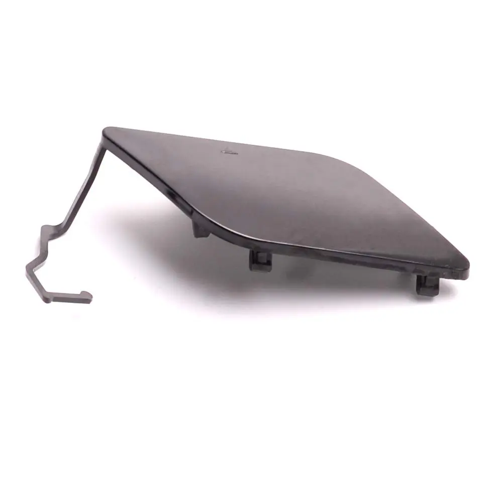 CNUPSM Front Bumper Tow Hook Cover Cap Compatible with Mercedes 2007-2009 E Class W211 | Unpainted Black ABS - view 6