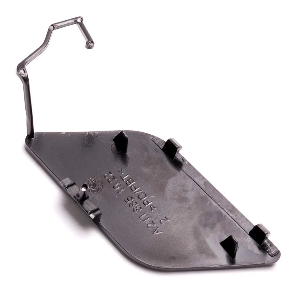 CNUPSM Front Bumper Tow Hook Cover Cap Compatible with Mercedes 2007-2009 E Class W211 | Unpainted Black ABS - view 7