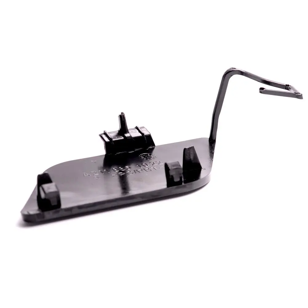CNUPSM Front Bumper Tow Hook Cover Cap Compatible with Mercedes 2007-2009 E Class W211 | Unpainted Black ABS - view 2
