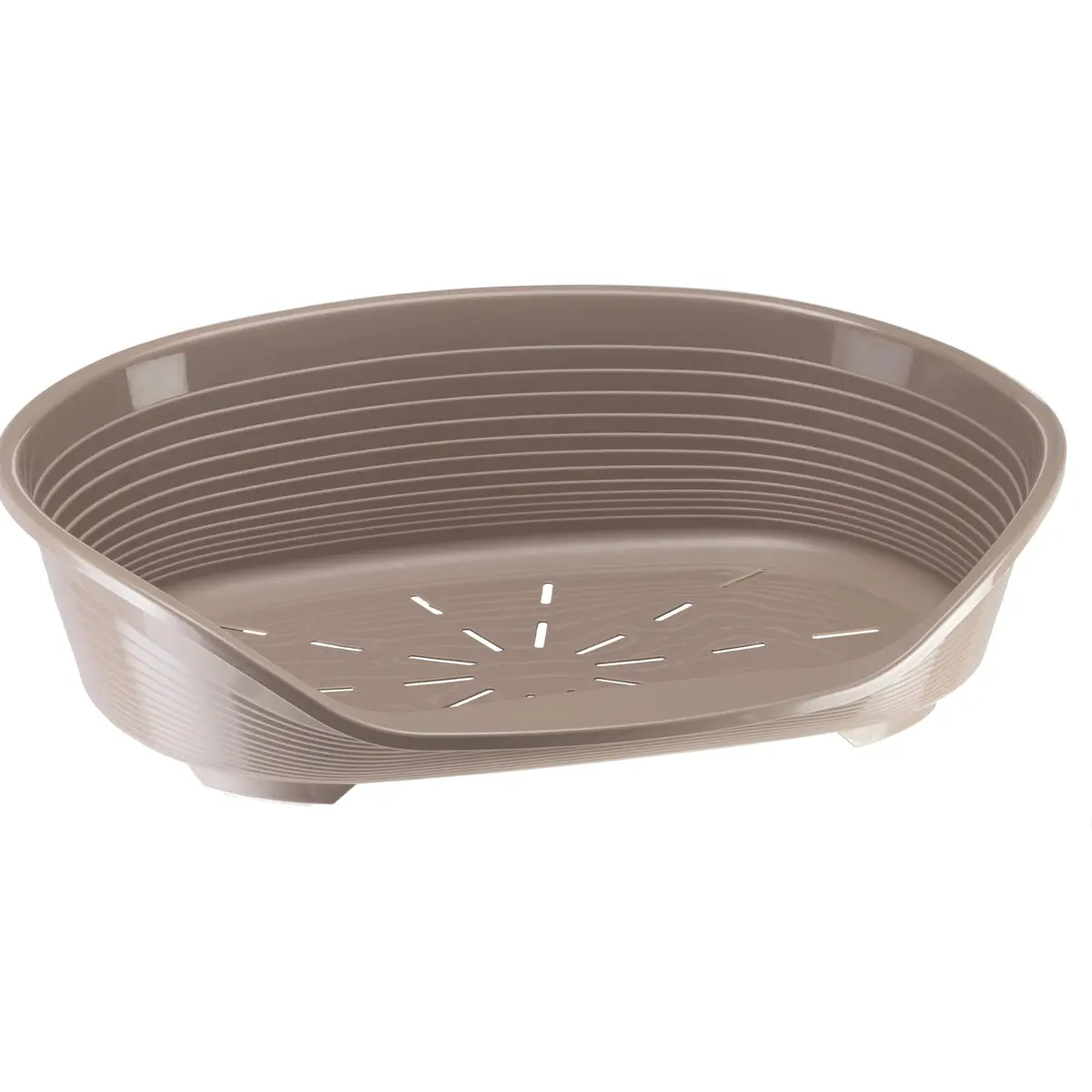 Ferplast Pet Bed, Plastic Dog & Cat Bed Large | Ventilated, Stable & Eco-Friendly 93.5x68x28.5cm - main product image