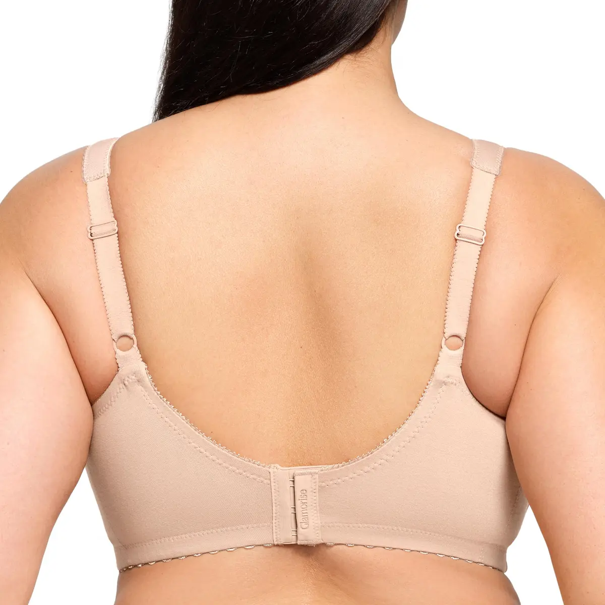 Glamorise Full Figure Plus Size MagicLift Cotton Support Bra Wirefree 44DD | Support & Comfort in Cotton (70-120c) - view 2