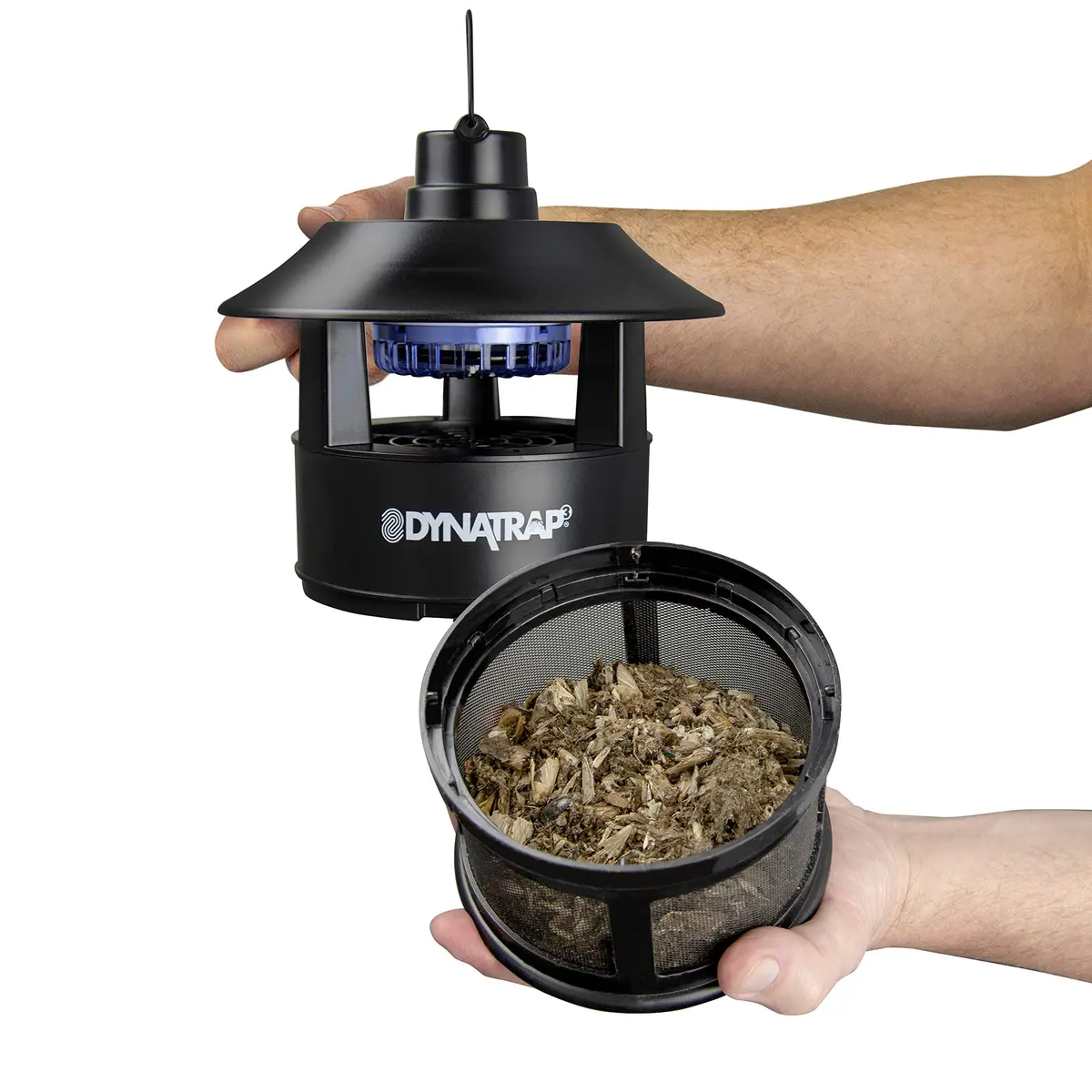 DynaTrap DT160 Electric Insect Trap 1/4 Acre Black | Kills Mosquitoes, Flies, Gnats, Wasps, & Other Flying Insects - view 2