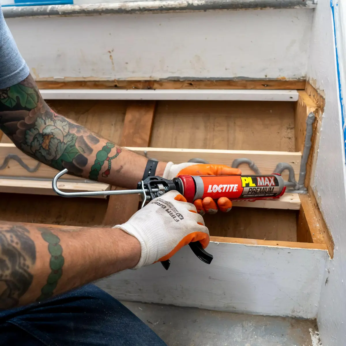 Loctite PL Premium Max Construction Adhesive 9 fl oz | Heavy-Duty Waterproof Bond for Wood, Concrete & More - view 5