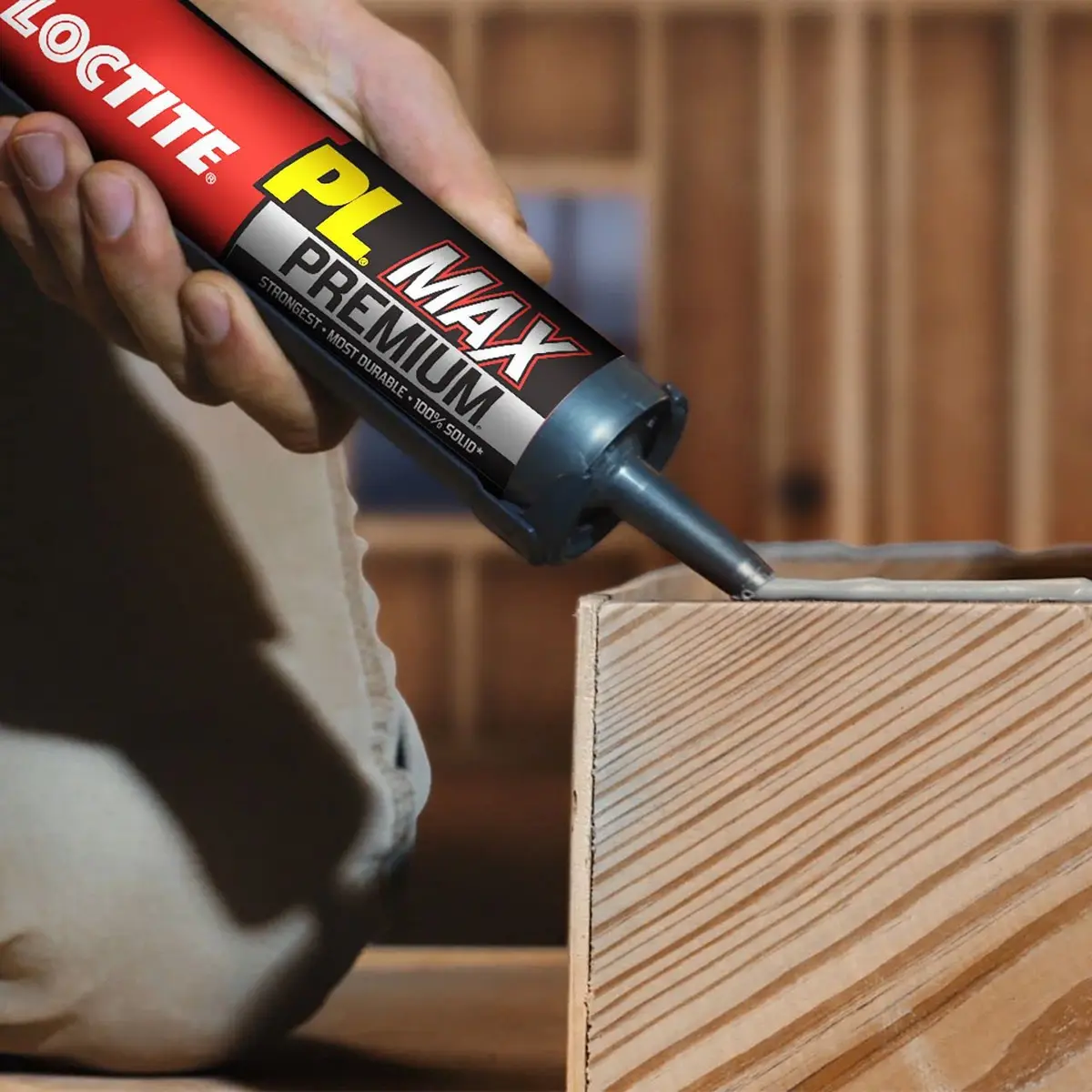 Loctite PL Premium Max Construction Adhesive 9 fl oz | Heavy-Duty Waterproof Bond for Wood, Concrete & More - view 7