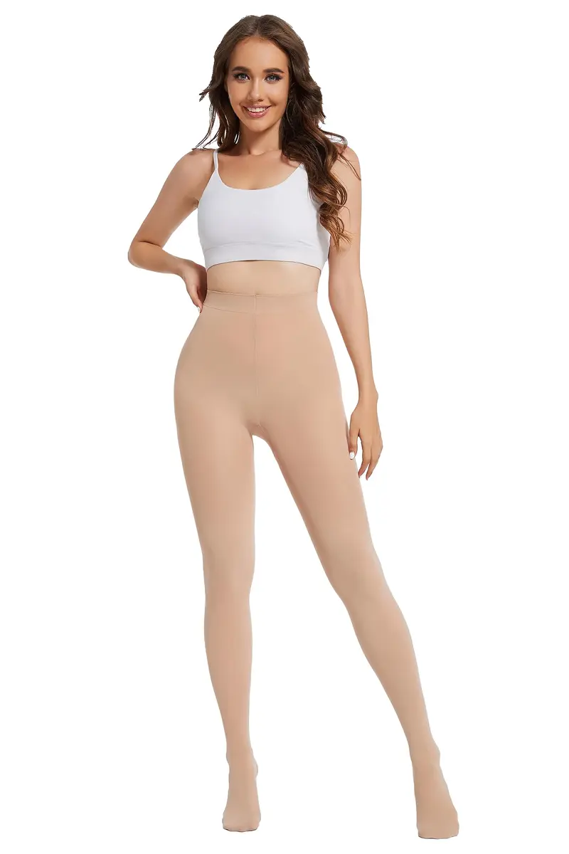 HeyUU Women's 80D Ultra Soft Opaque Tights High Waist 29 Colors | Comfortable & Stylish - view 5