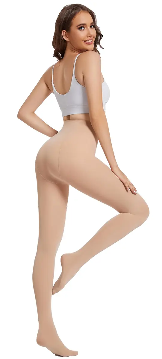 HeyUU Women's 80D Ultra Soft Opaque Tights High Waist 29 Colors | Comfortable & Stylish - view 6
