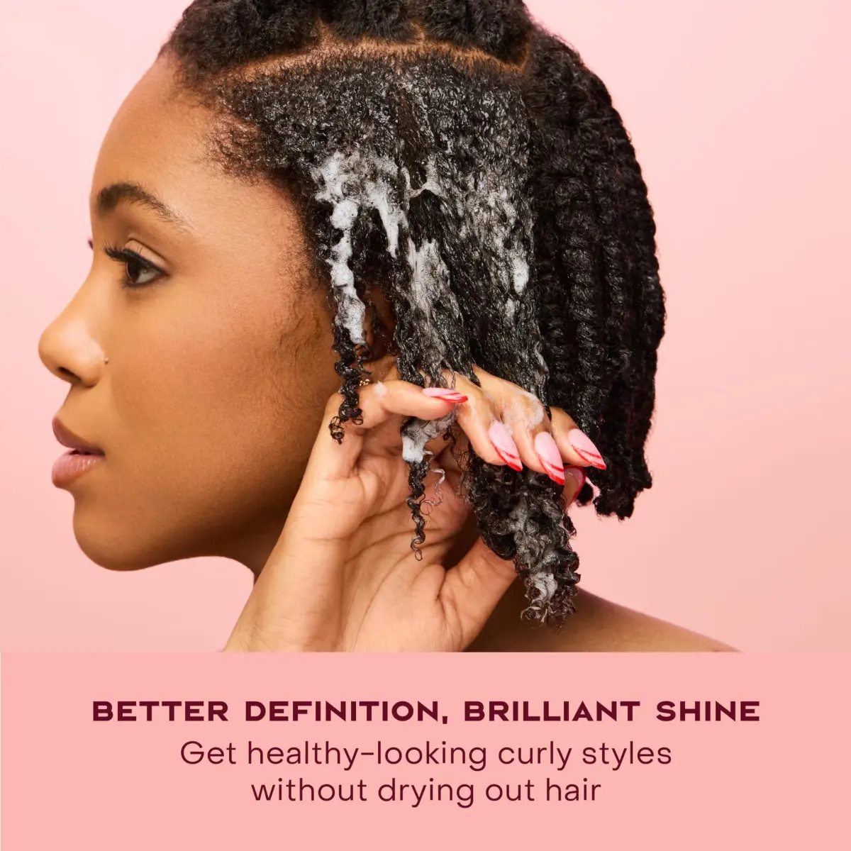 SheaMoisture Coconut & Hibiscus Curl Mousse 222ml (7.5 Fl Oz) | Frizz Control & Volume for Curly Hair - view 7