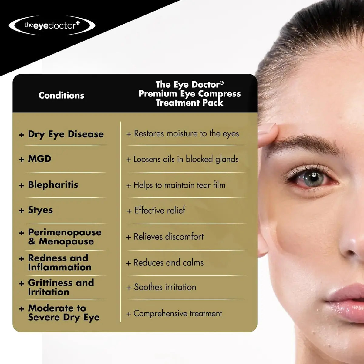 The Eye Doctor Hot & Cold Eye Compress for Dry Eye, Blepharitis & MGD | Sterileyes Bacteria Shield, 6 Count - view 4