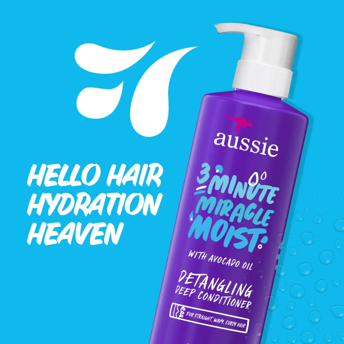 Aussie 3 Minute Miracle Moist Deep Conditioner Triple Pack | 492ml (16 Fl Oz Each) for Dry, Curly, Color-Treated Hair - view 7
