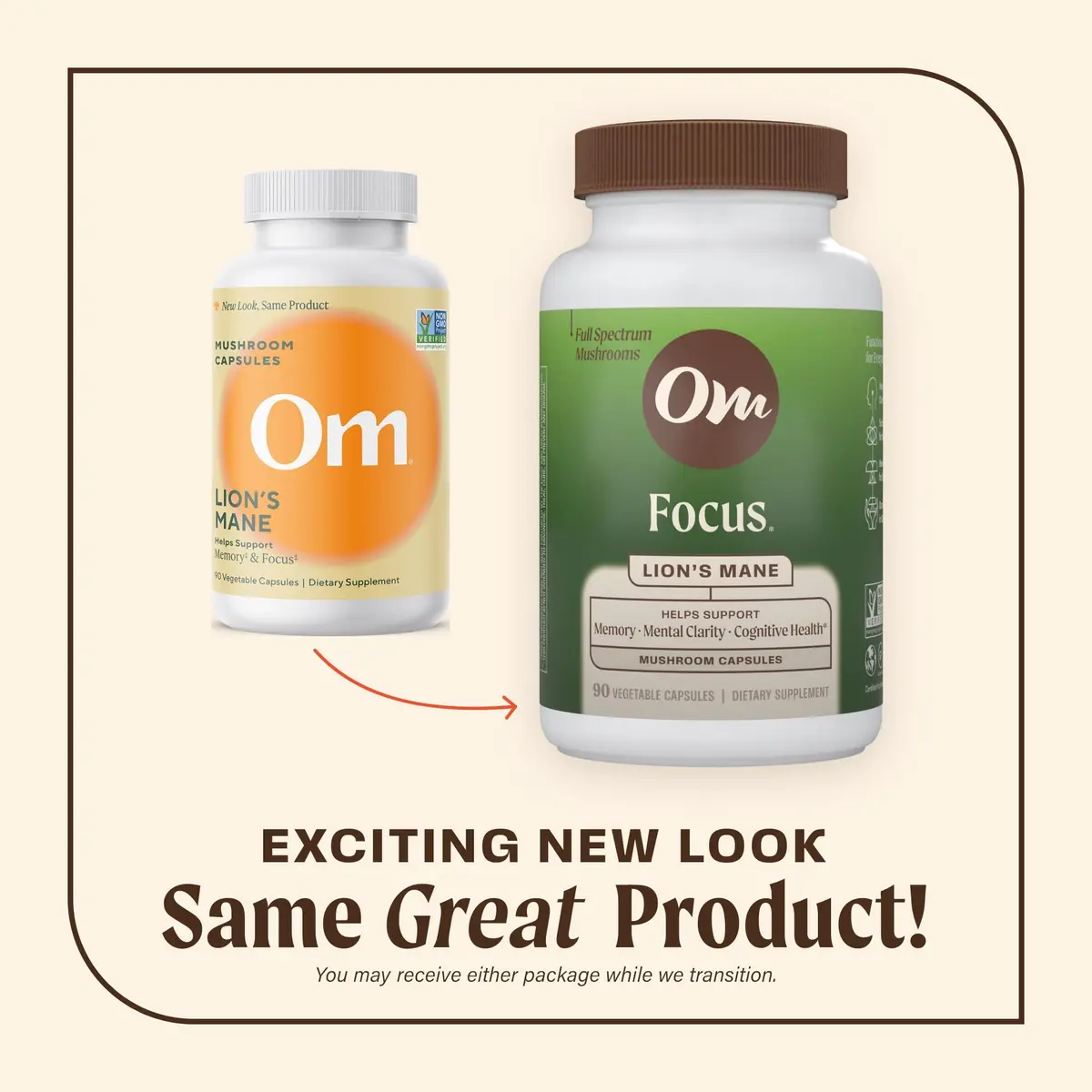 OM MUSHROOM SUPERFOOD Lion’s Mane Mushroom Capsules - Organic Brain Support, 90 Count (30 Servings) in USA - view 7