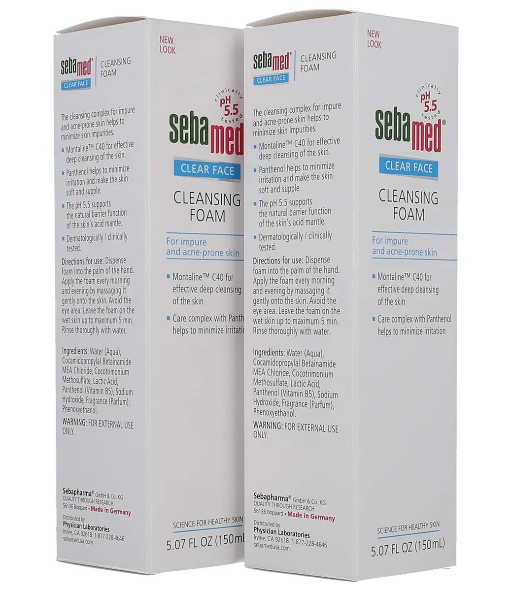 Sebamed Clear Face Cleansing Foam for Impure Oily & Acne-prone Skin 5.07 Fl Oz | Gentle Deep Pore Cleanser - view 4