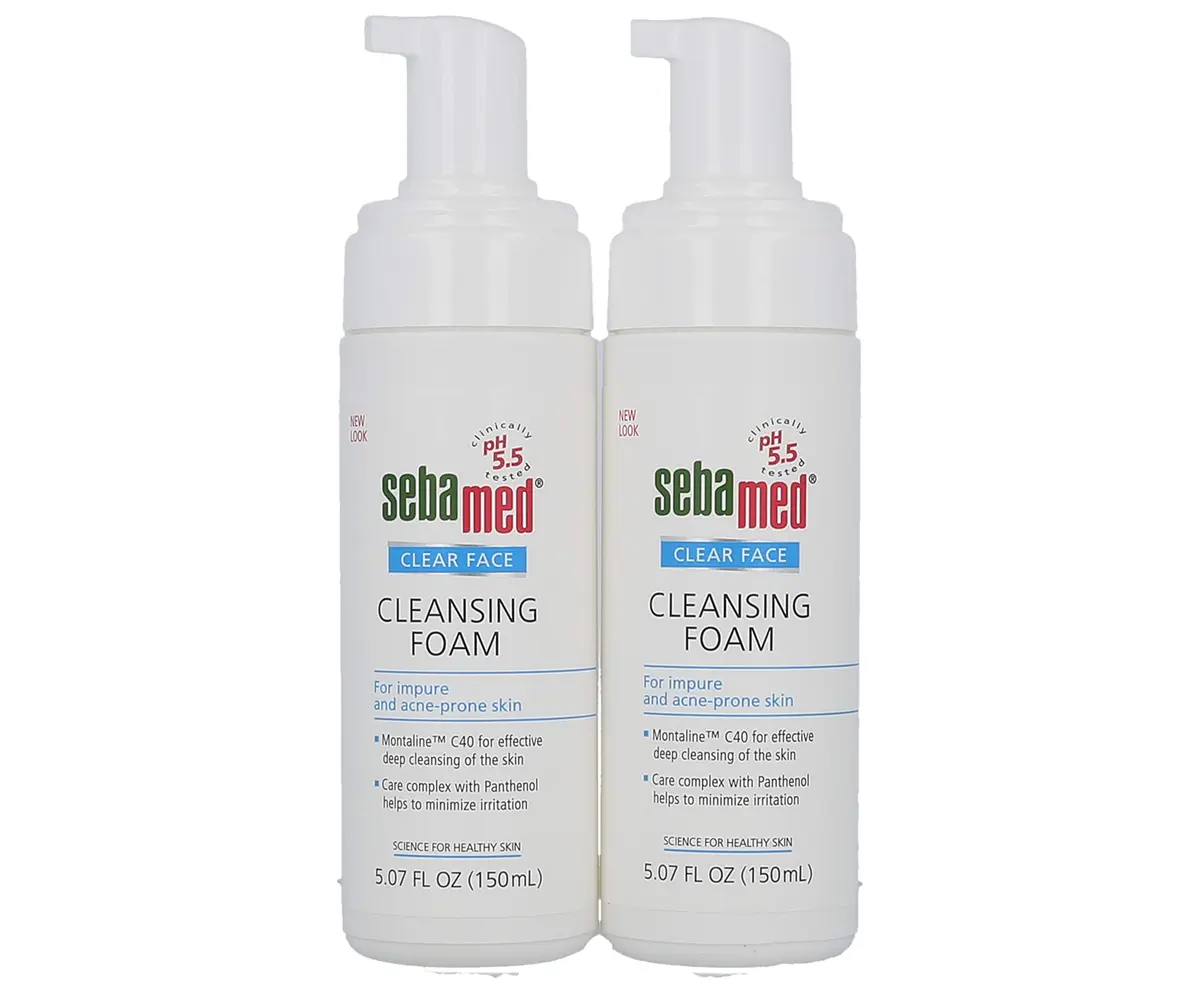 Sebamed Clear Face Cleansing Foam for Impure Oily & Acne-prone Skin 5.07 Fl Oz | Gentle Deep Pore Cleanser - main product image