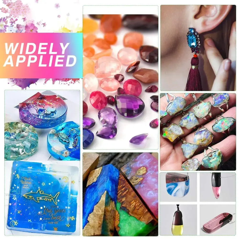 Miraclekoo 18 Colors Epoxy Resin Color Dye 10ml Each | Translucent Liquid Pigment Set - view 4