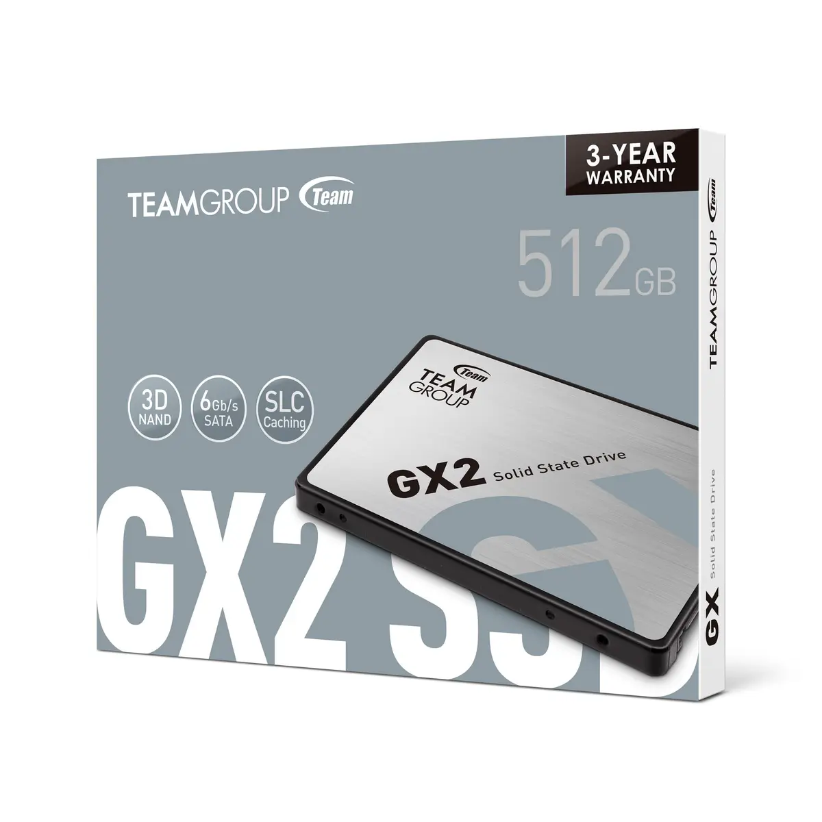 TEAMGROUP GX2 512GB SSD | 530 MB/s Read Speed, SATA III, 2.5-inch, Compatible with Laptop & PC (GX2 512GB) - view 4