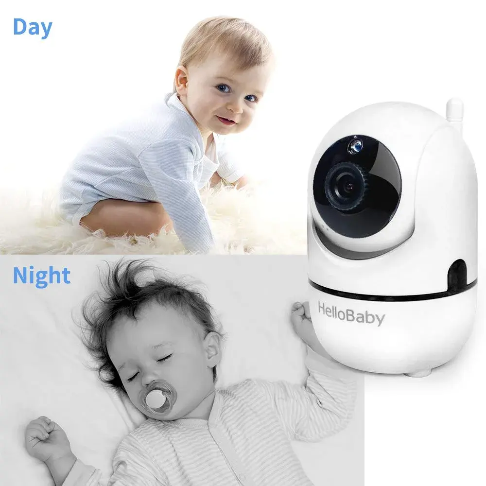 HelloBaby HB65 Video Baby Monitor with 3.2" Screen, No WiFi, Night Vision | Remote Pan-Tilt-Zoom Camera - view 4