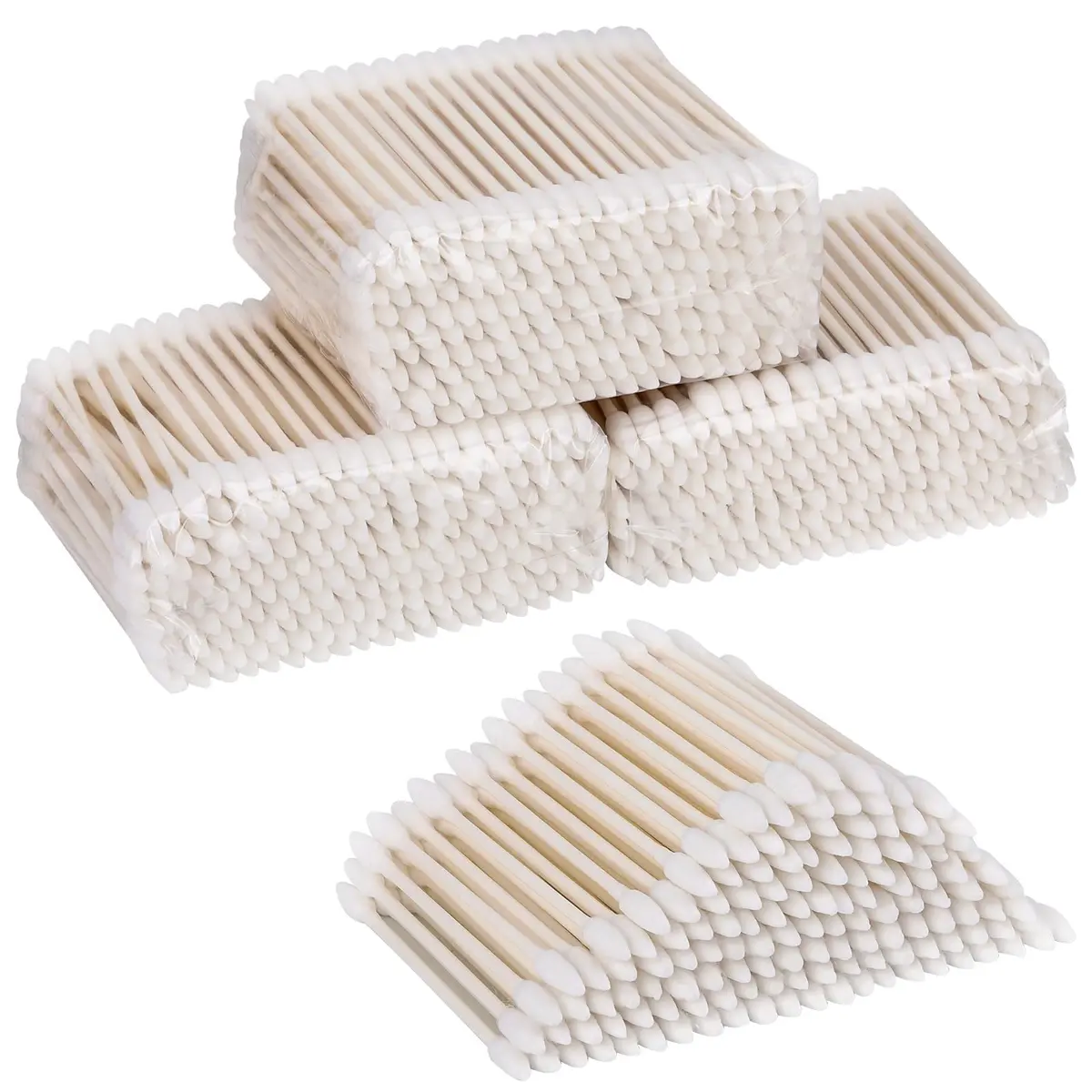 BTYMS Cotton Swabs 800 Count | Double Tip Precision Ear & Beauty Applicators - main product image