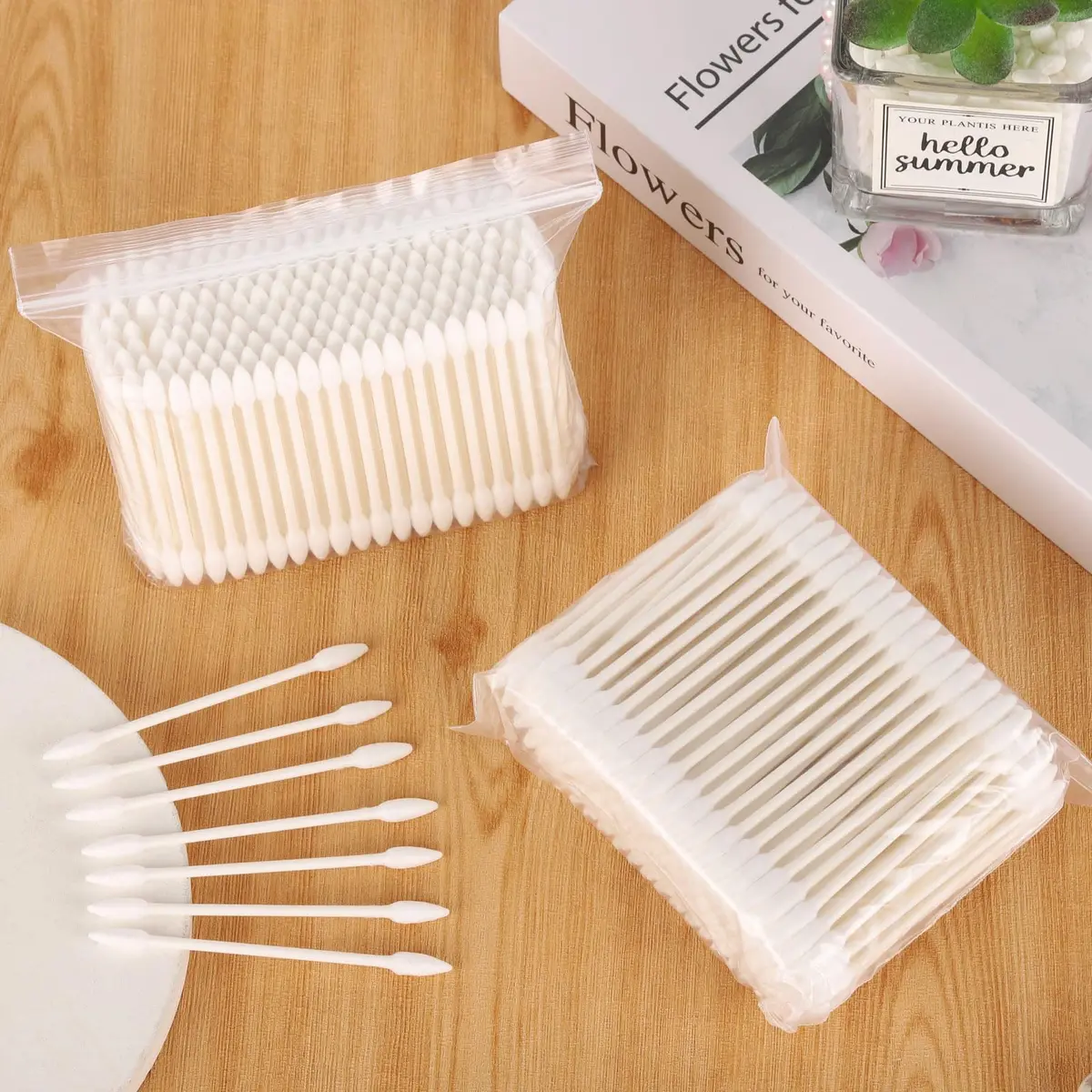 BTYMS Cotton Swabs 800 Count | Double Tip Precision Ear & Beauty Applicators - view 7