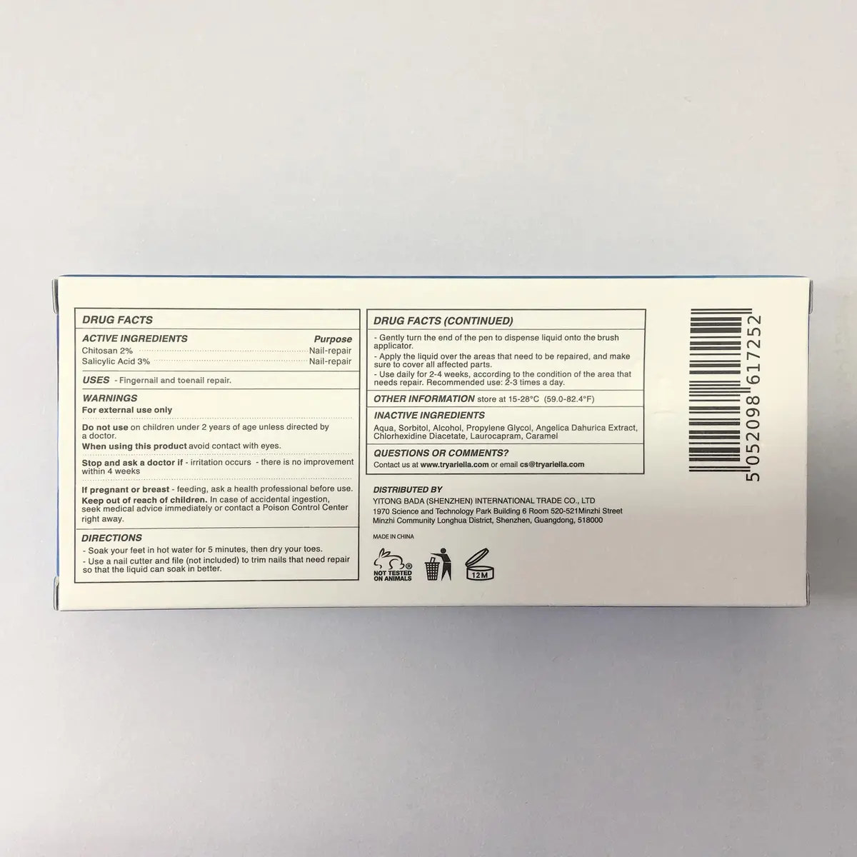 Ariella Toenail Fungus Treatment Extra Strength 12ml | Fungal Nail Repair Pen 4 Pack - view 6