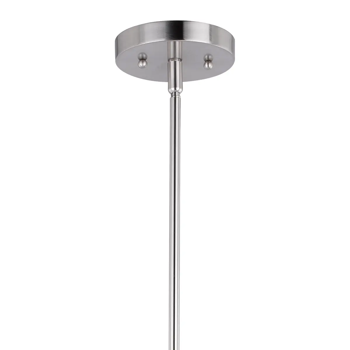 VAXCEL Beloit 3 Light Satin Nickel Farmhouse Chandelier Clear Glass | Modern Country Style - view 8