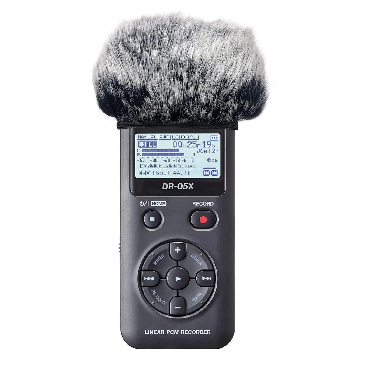YOUSHARES DR05X Windscreen Muff for Tascam DR-05X DR-05 Portable Recorders | Artificial Fur Wind Screen - view 2