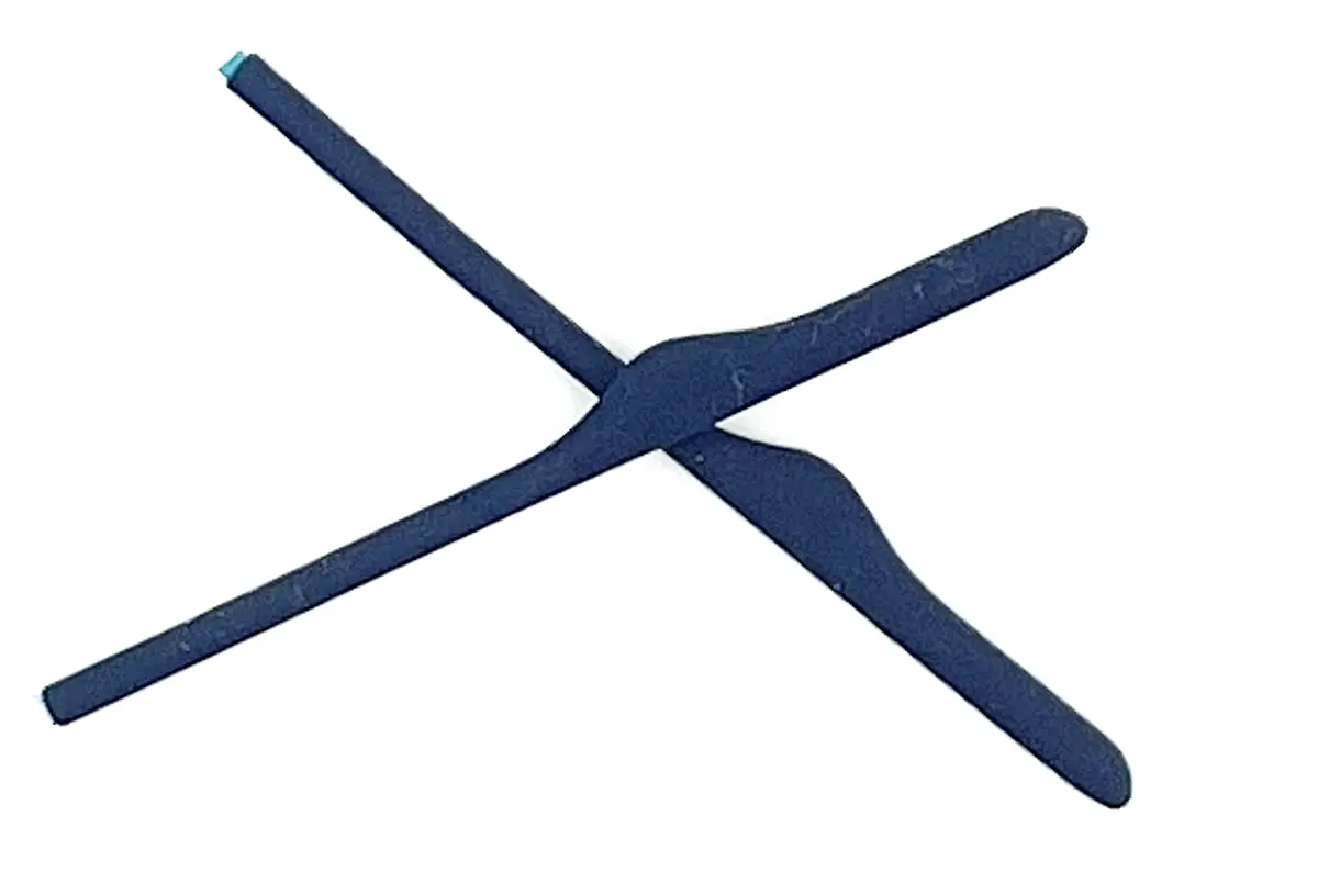 NicelyFit Replacement Temple Ear Socks for Oakley OX3122 OX3125 OX5089 OX5148 Glass Frames (Dark Blue - 1 Pair) - view 2