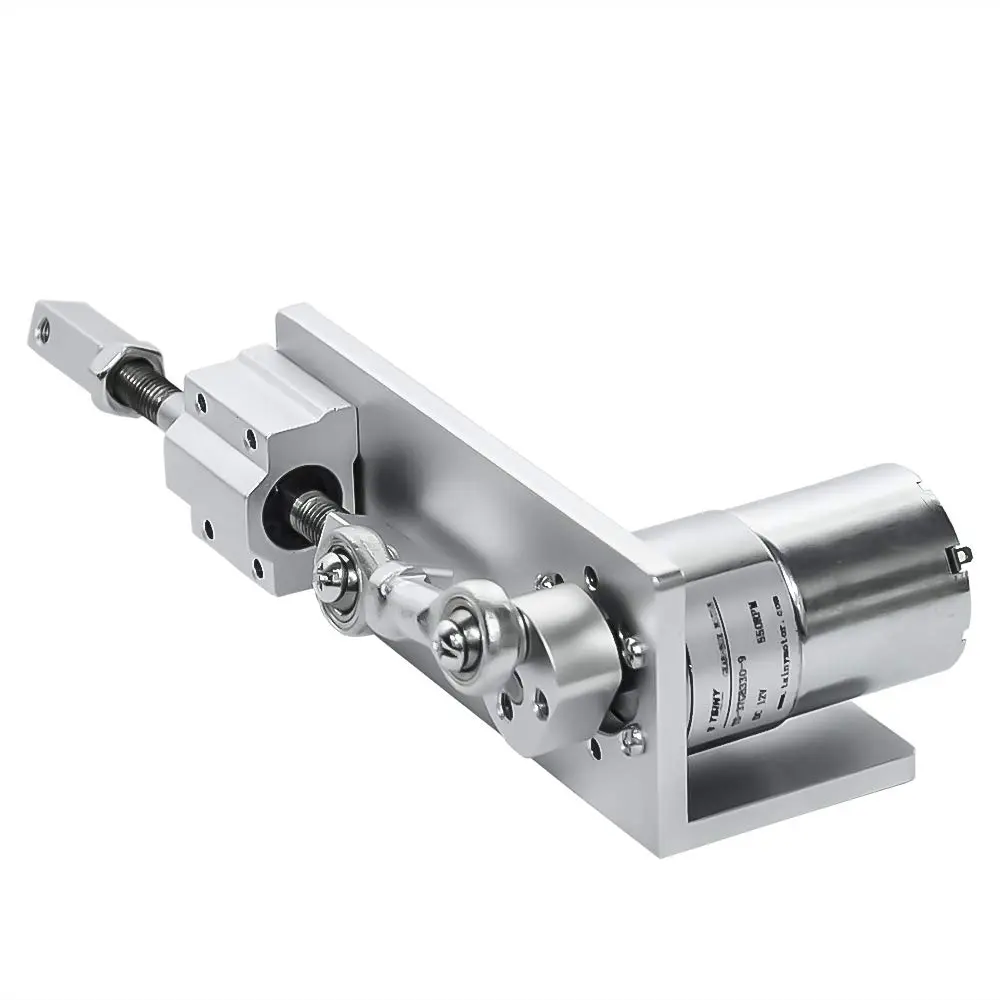 KZNANZN 24V DC Linear Actuator Motor with 20mm Stroke | Reciprocating Cycle Motor for DIY Design - main product image