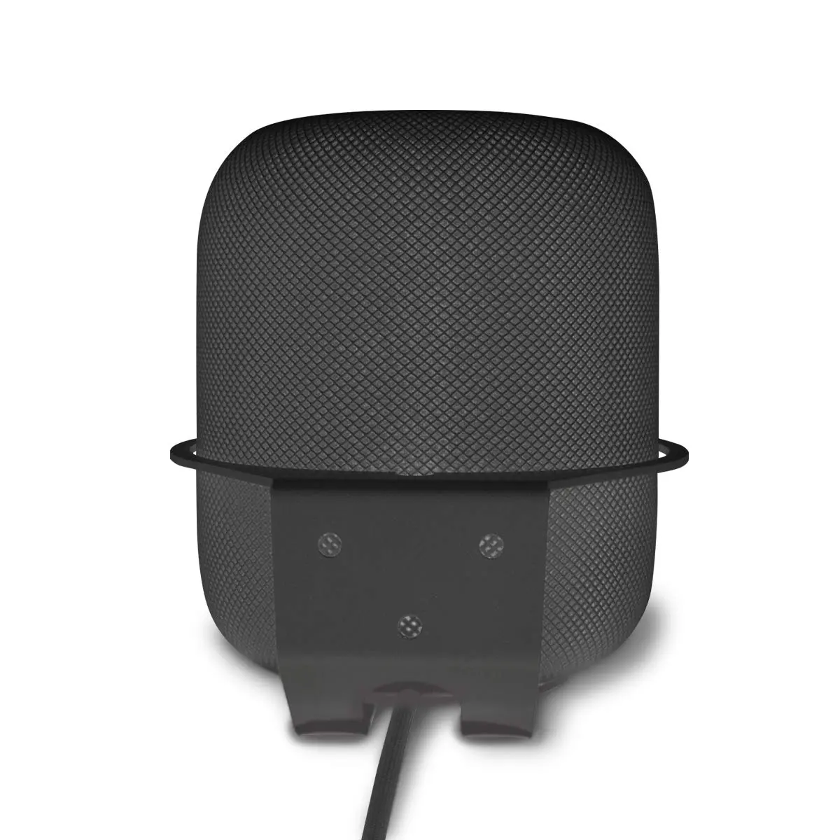 ALLICAVER Black Metal Wall Mount Compatible with Apple HomePod 2nd Gen Speaker Holder | Space-Saving Wall Mount for HomePod - view 2
