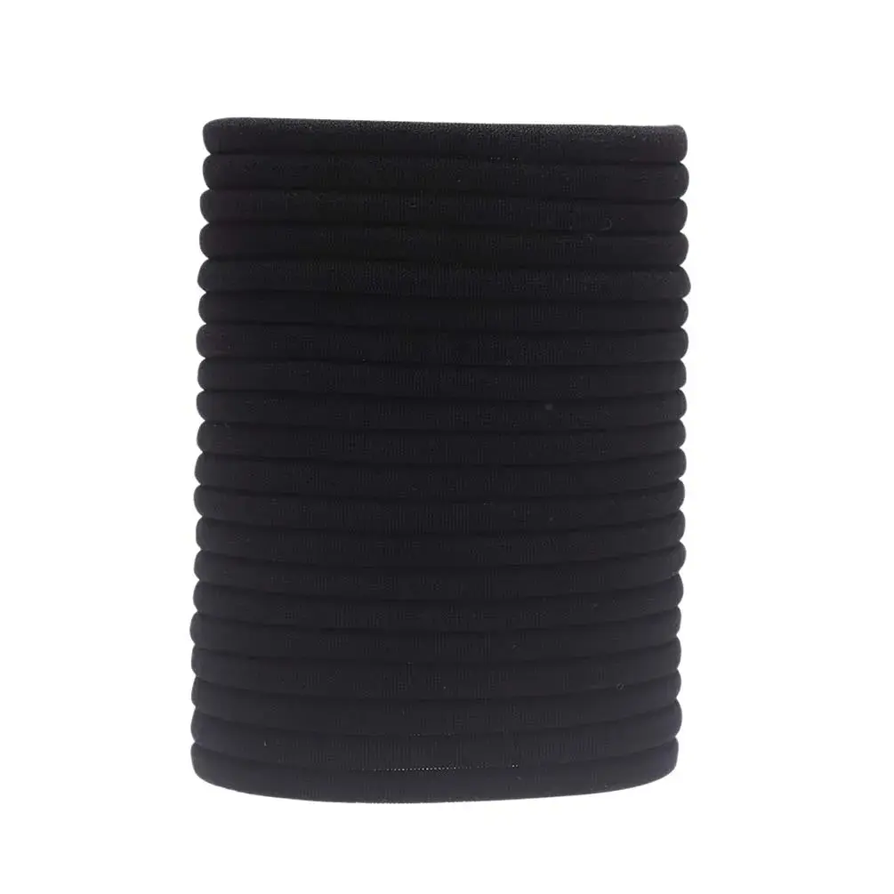 inSowni 50 Pack Super Soft Stretchy DIY Solid Nylon Headbands Baby Hair Bands One Size Fits All (Black) - main product image