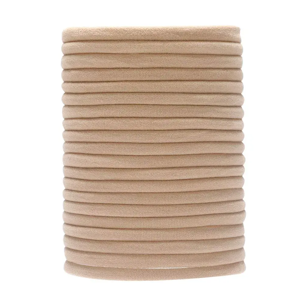 inSowni 50 Pack Super Soft Stretchy DIY Solid Nylon Headbands Baby Hair Bands One Size Fits All (Khaki) - main product image
