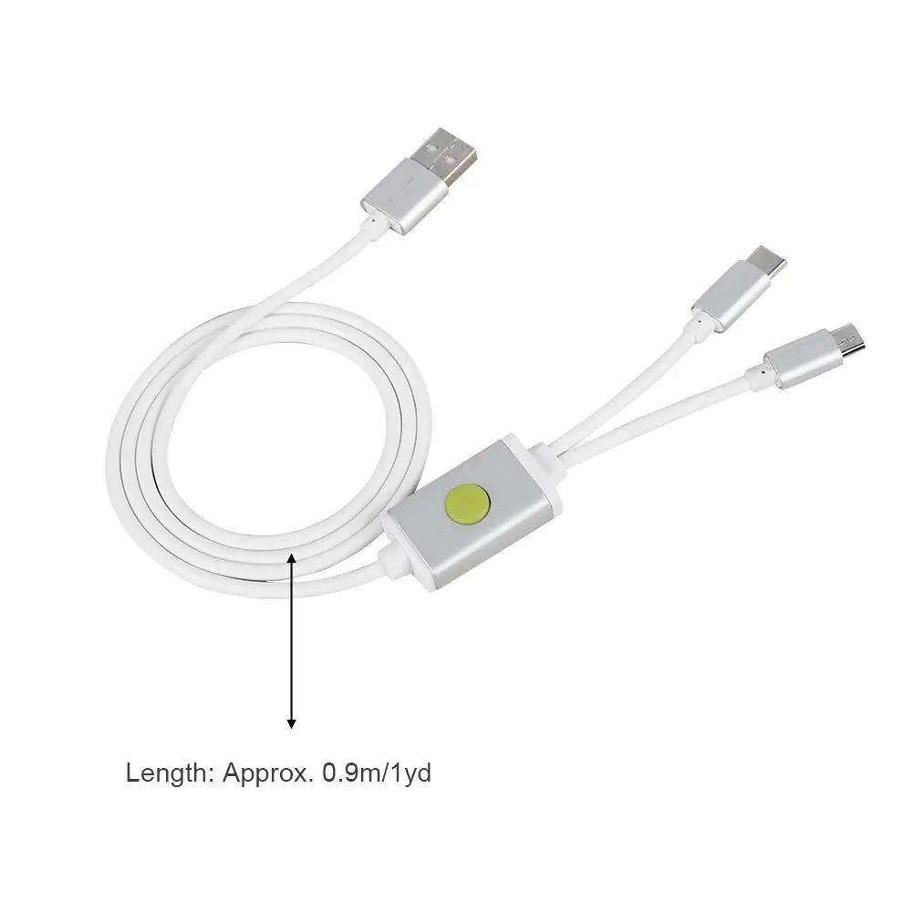 FOSA Deep Flash Cable for Phone Open Port 9008 Mode | Compatible with BL Locks & CPU (Approx. 0.9m, White) - view 9
