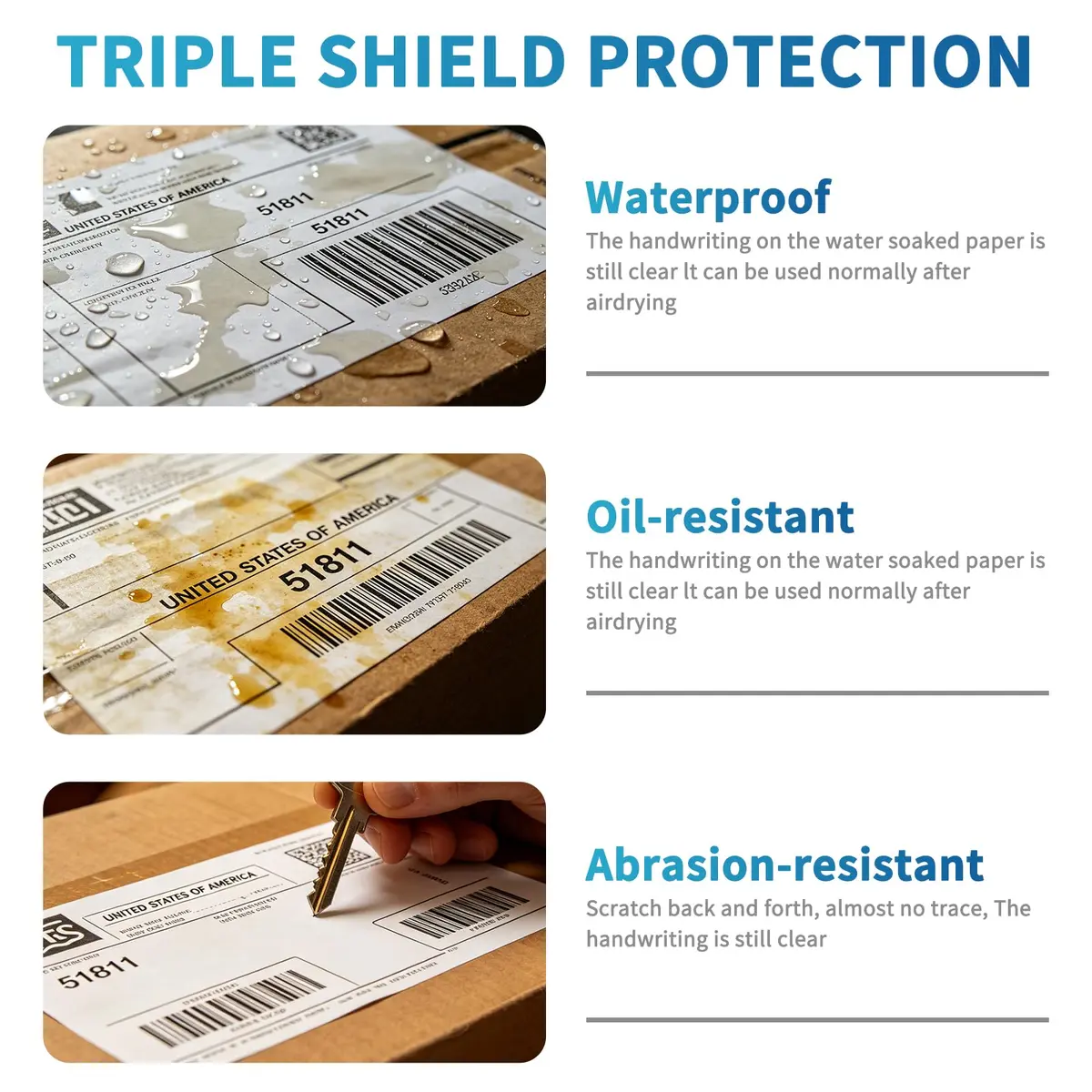 9527 Product 4x6 Direct Thermal Shipping Labels, 20000 Labels (80 Rolls) | Compatible with Zebra Printers - view 3