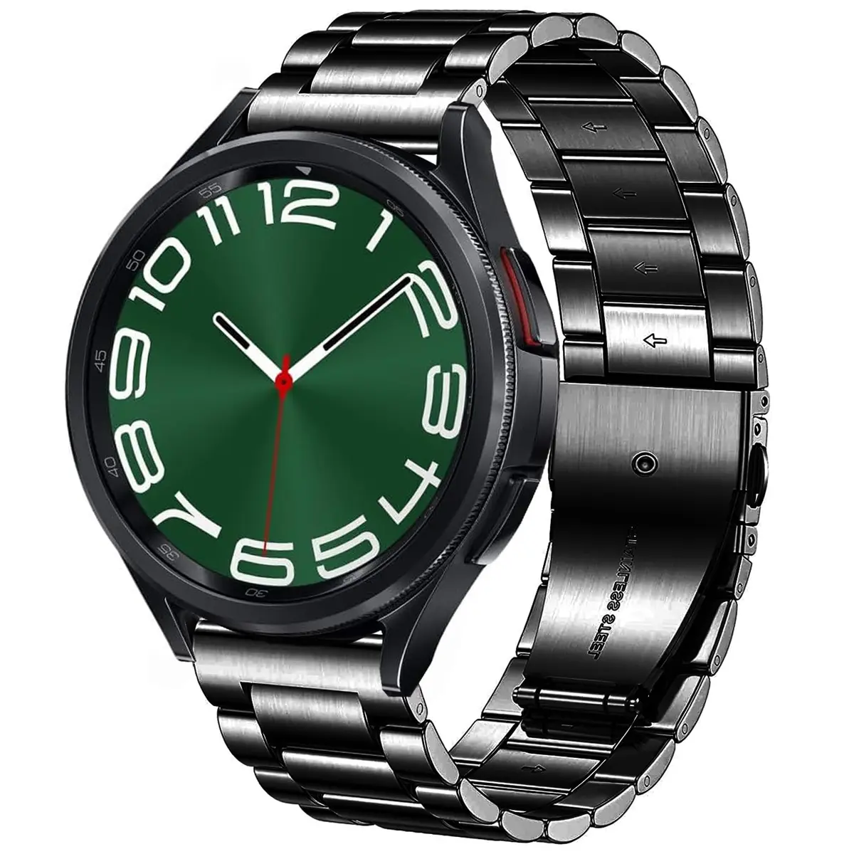 DEALELE Stainless Steel Watch Band Compatible with Samsung Galaxy Watch 7 / FE / 6 / 6 Classic / 5 / 5 Pro / 4 / 4 Classic / Galaxy 3 41mm, 20mm - main product image