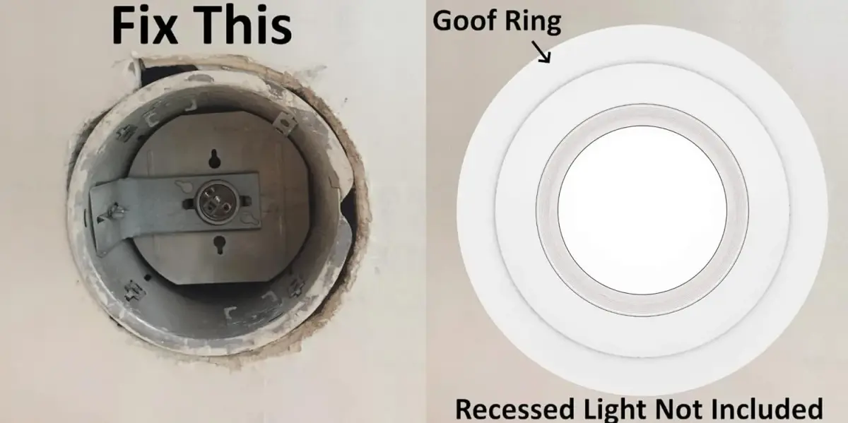 HARRRRD Gloss White Goof Trim Ring for 4" Recessed Cans, 10 Pack | Covers 6.7" Outer Diameter Holes - view 5