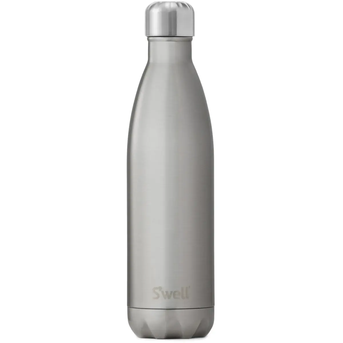 S'well Vacuum-Insulated Stainless Steel Water Bottle 25 oz Silver Lining | Keeps Drinks Cold 48h & Hot 24h, Condensation-Free, Reusable - main product image