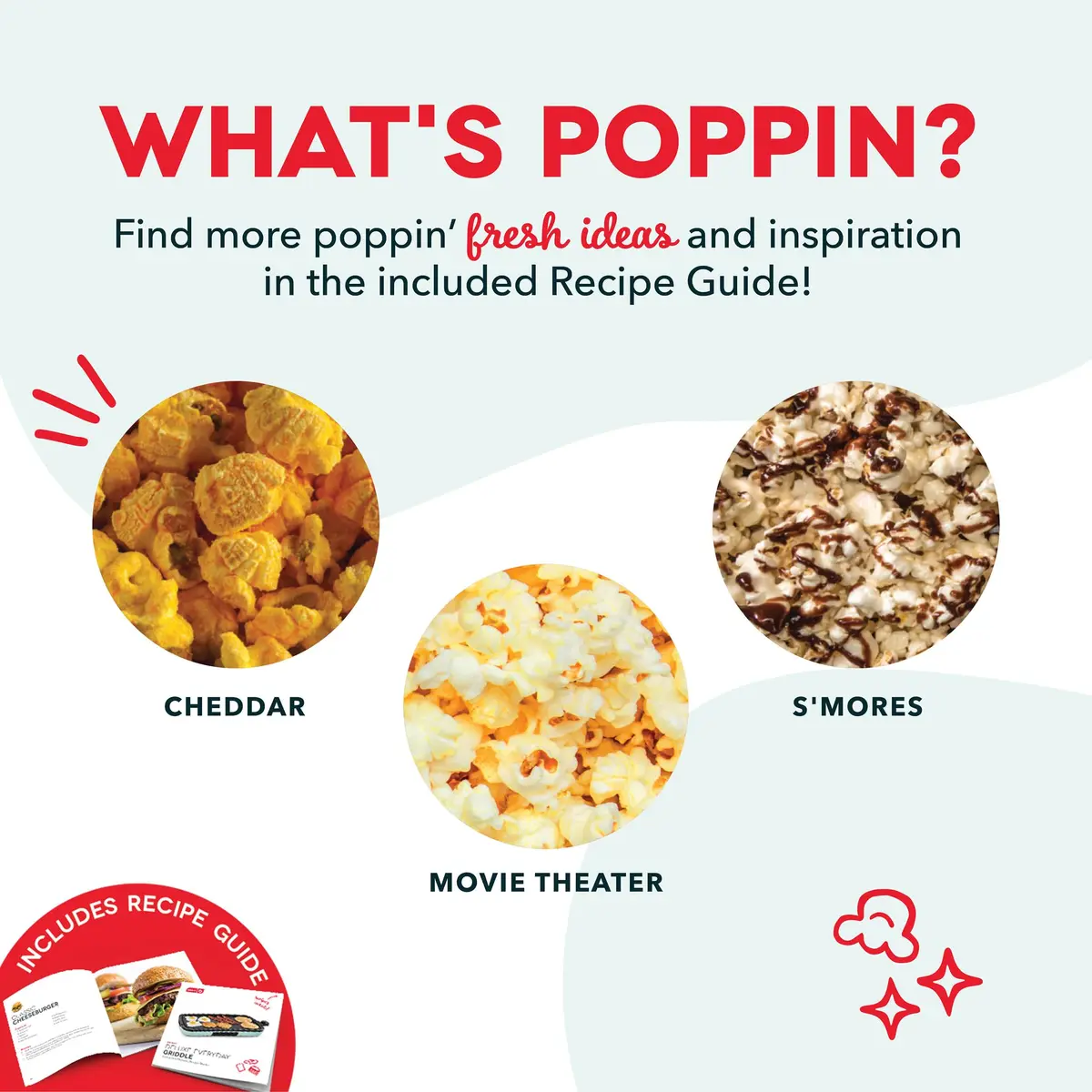 Dash Fresh Pop Popcorn Maker 16-Cup Red | Oil-Free Hot Air Popper for Family & Movie Nights - view 8