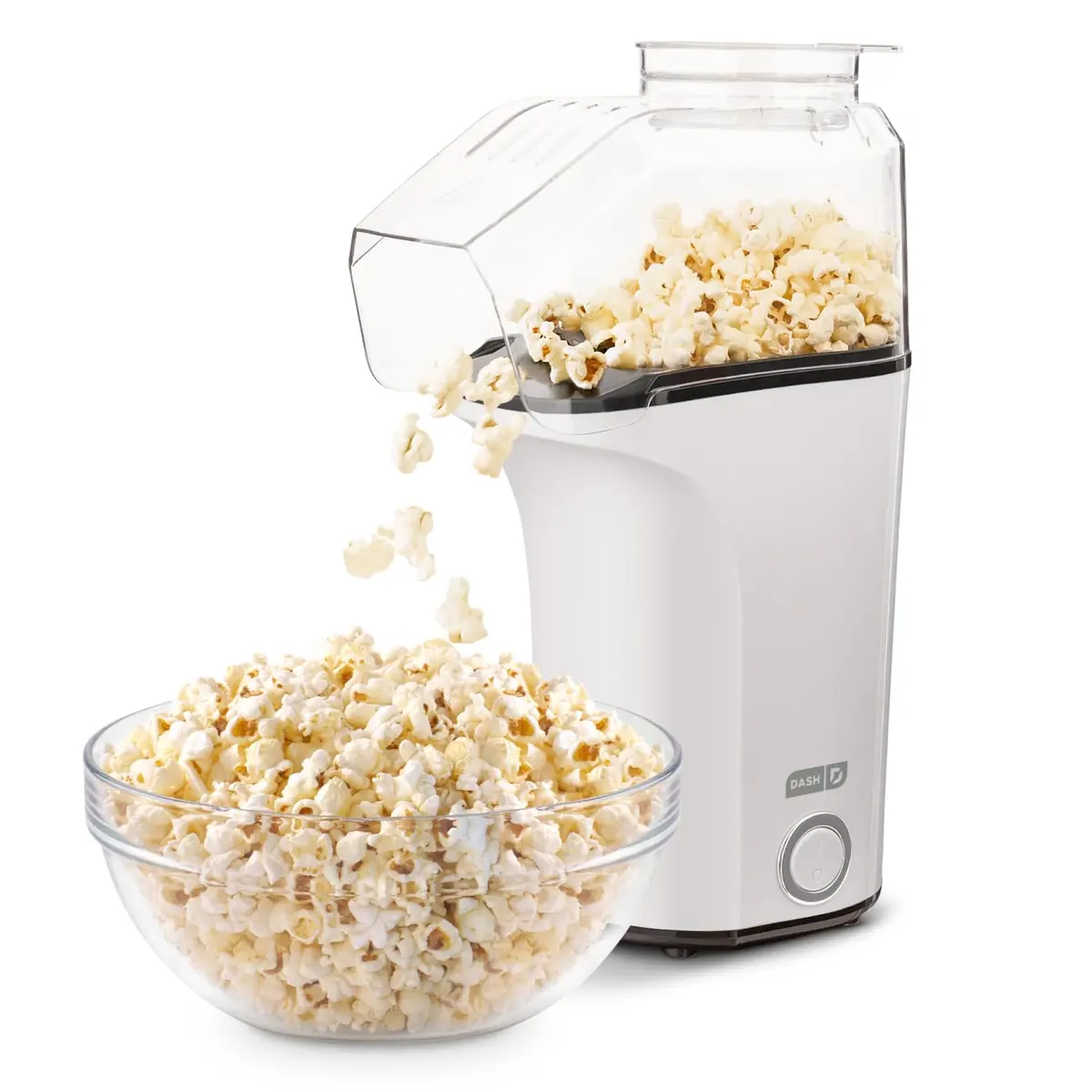 Dash Fresh Pop Hot Air Popcorn Maker, 16-Cup Capacity, White | Oil-Free Electric Popper for Healthy Snacks - main product image