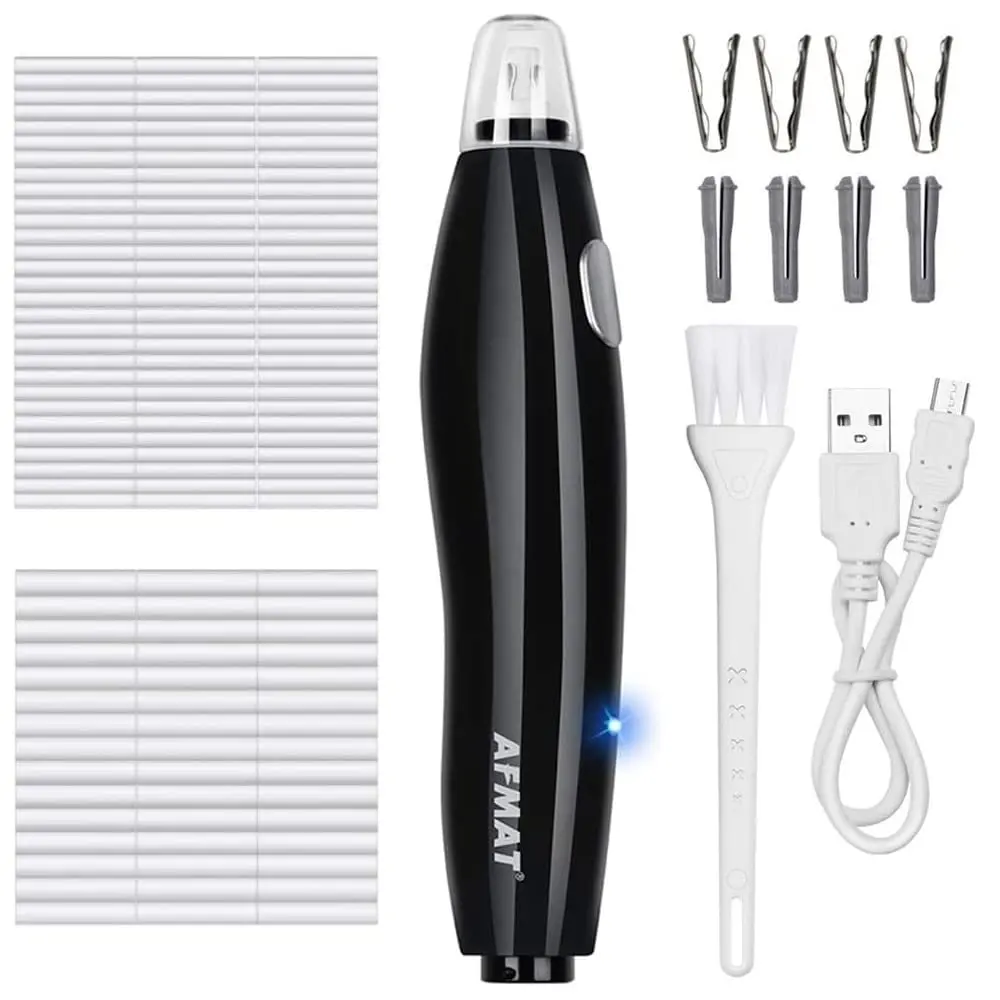 AFMAT Electric Eraser for Artists 140 Refills Rechargeable Battery Operated | Precise Drafting & Crafting (70-120 chars) - main product image