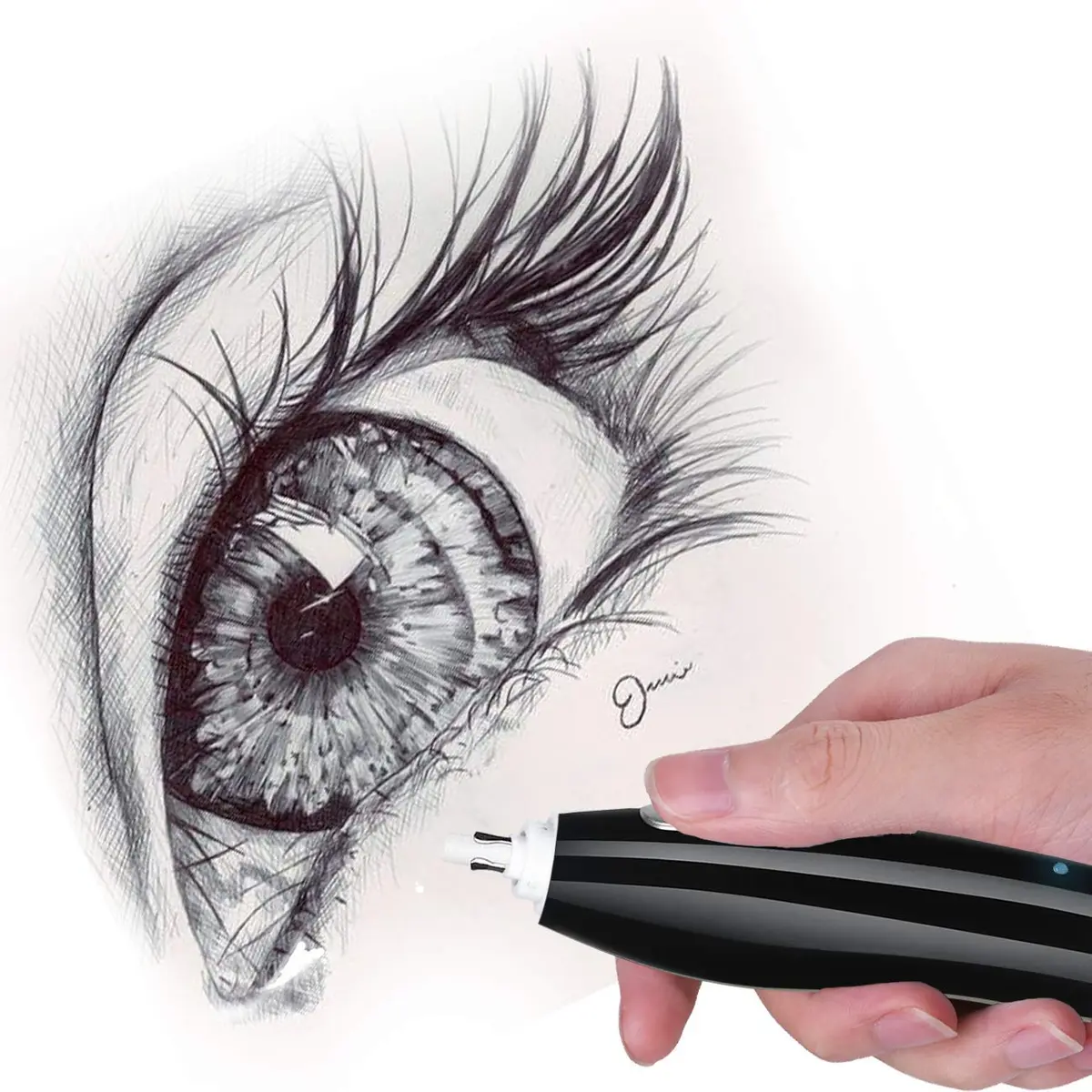 AFMAT Electric Eraser for Artists 140 Refills Rechargeable Battery Operated | Precise Drafting & Crafting (70-120 chars) - view 6